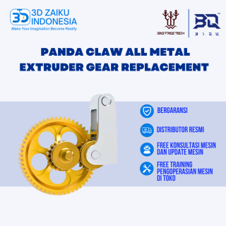 Bigtreetech Panda Claw All Metal Extruder Gear Replacement for Bambulab X1 P1 A1 Series 3D Printer